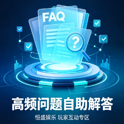 恒盛娱乐玩家常见问题自助解答专区