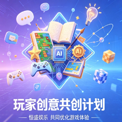恒盛娱乐玩家创意共创计划介绍